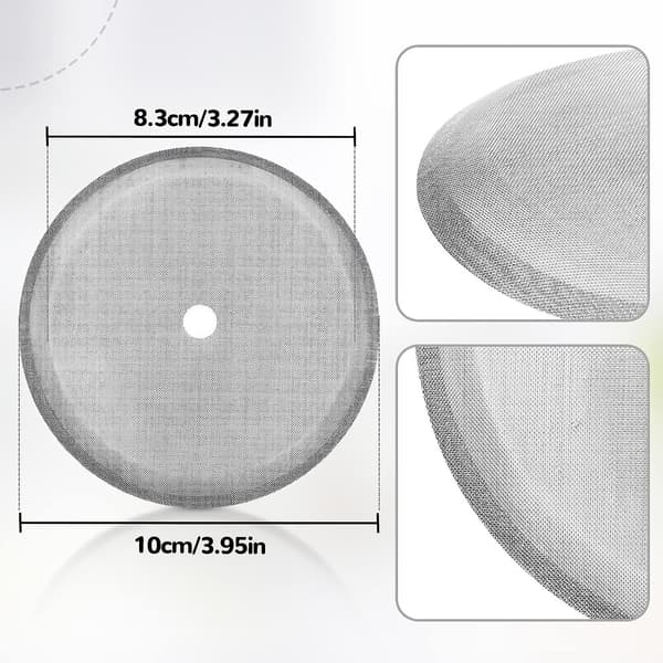 Udskiftningsfilter til stempelkande Kaffe Filter Mesh til stempelkande