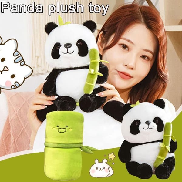 Panda pehmo täytetty bambu B B B