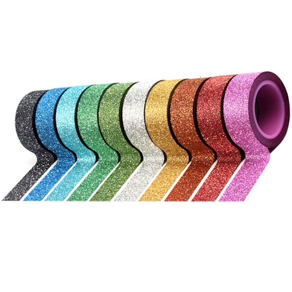 5 Roll Glitter Film Tape Sparkle Tape GREEN 5ROLL 5ROLL Green 5Roll-5Roll