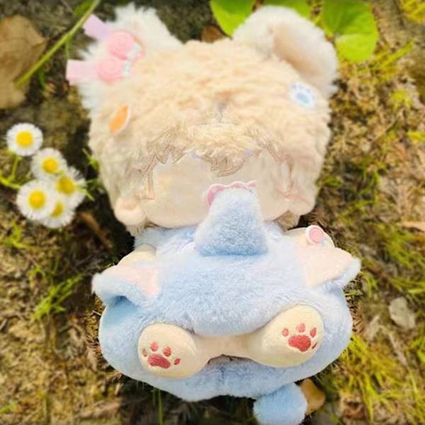 Dukkeklær Elefant selebukse BLÅ blue