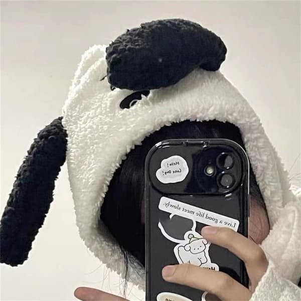 Plyschmössa Scarf Mössmössa Bonnet Caps