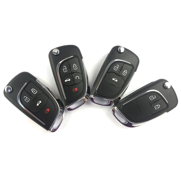 Fjernbetjeningsnøgleskal Bilnøglekasse 3 KNAPPER 3 KNAPPER 3 Buttons