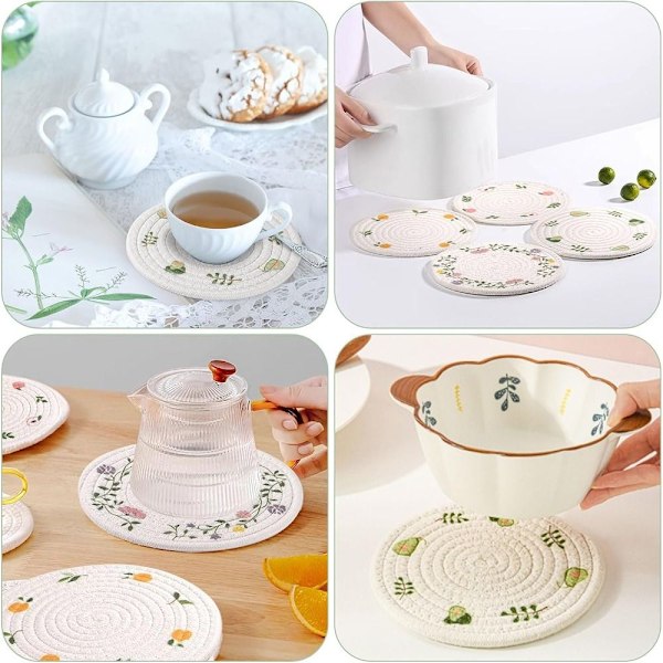 4 kpl käsinkudotut set käsinkudotut lasinaluset 4 kpl 4 kpl 4 PCS