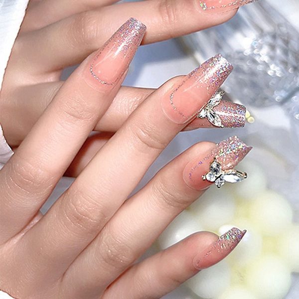 Fake Nails Lyhyt neliö P016A-4 P016A-4 P016A-4