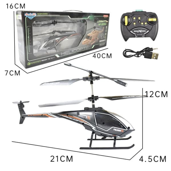 RC Helicopters Remote Control Plane MUSTA black