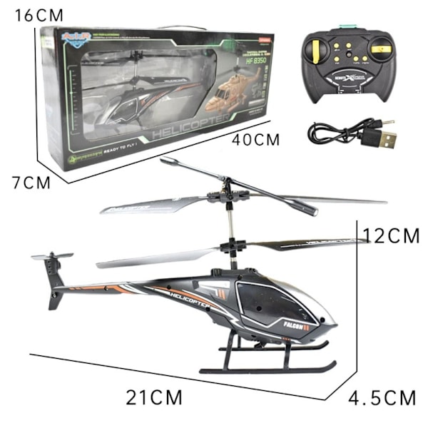 RC Helikoptrar Fjärrkontrollplan VIT white