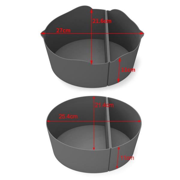 Slow Cooker Liner Slow Cooker Separator GRÅ STYLE-2 STYLE-2 Gray Style-2-Style-2