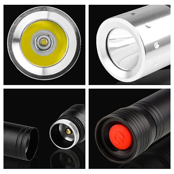 Sukellustaskulamppu LED-taskulamppu Professional Divers -taskulamppu