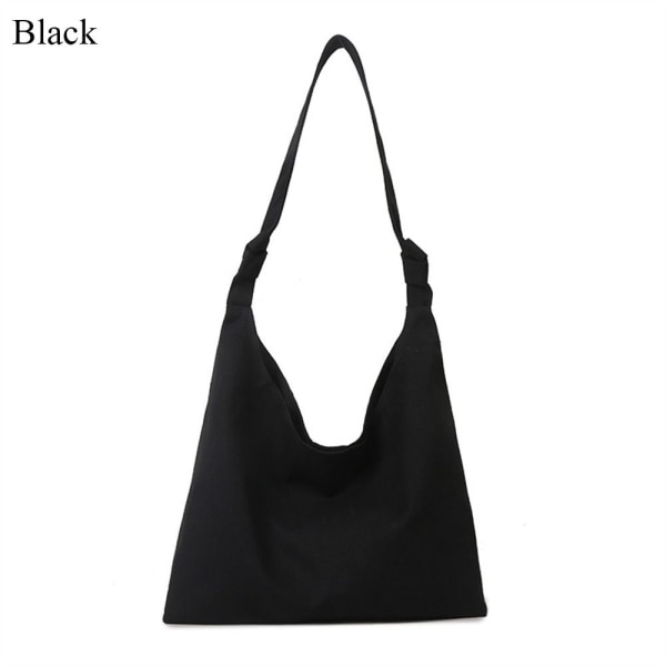 Canvas Tote Taske SORT black