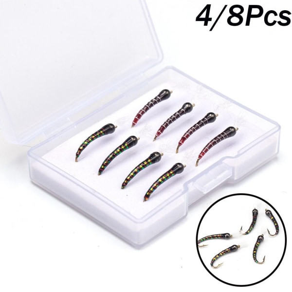 4/8st Bionic Bait Flugfiske Lure SET-8ST SET-8ST SET-8Pcs