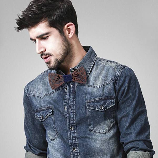 Tresløyfe Lommetørklesett Bowtie T201-C5 T201-C5 T201-C5