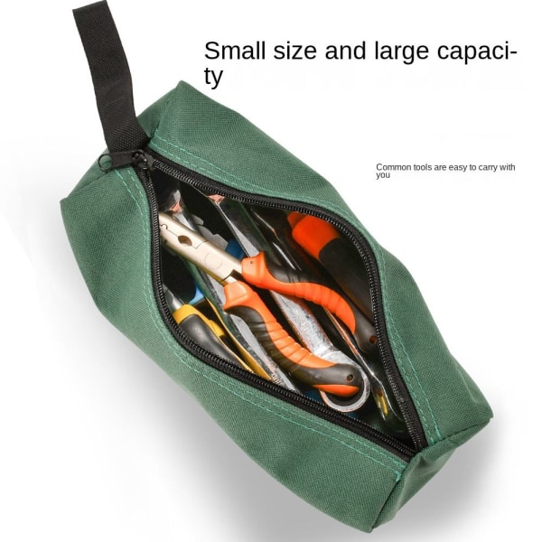 4-pak lille værktøjstaske opbevaringspose med lynlås