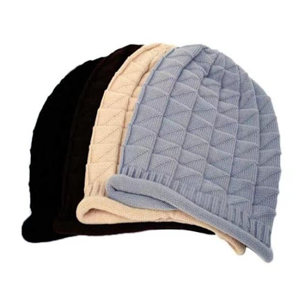 Strikket Hue Beanie Hatte SORT black