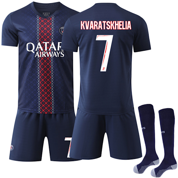 2025-2026 Paris Saint Germain Lasten Kotipaita Nro 7 Kvaratskhelia 26