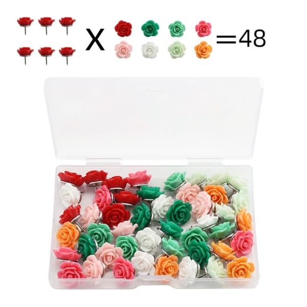 Pushpins Thumb Tacks Dekorative tegnestifter