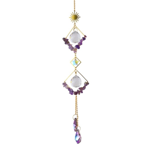 Sun Catchers Amethyst Pink Crystal 4 4 4