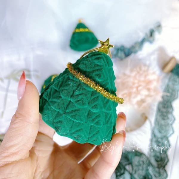 Korulaatikon korvanappien case sormusteline