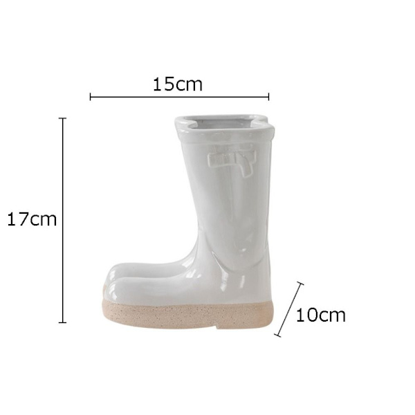 Saappaat Maljakko Hydroponinen maljakko VALKOINEN White