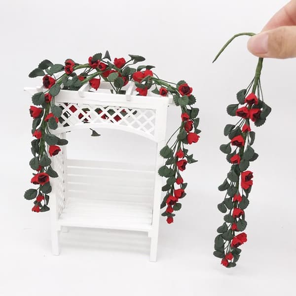 Mini String Flower joulukuusen seppeleet 4 4 4