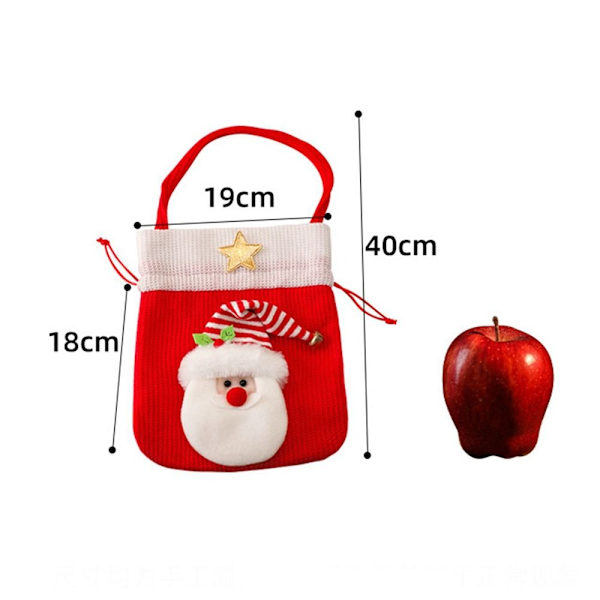 Julegavepose Candy Dragee Bag STYLE 2 STYLE 2 Style 2