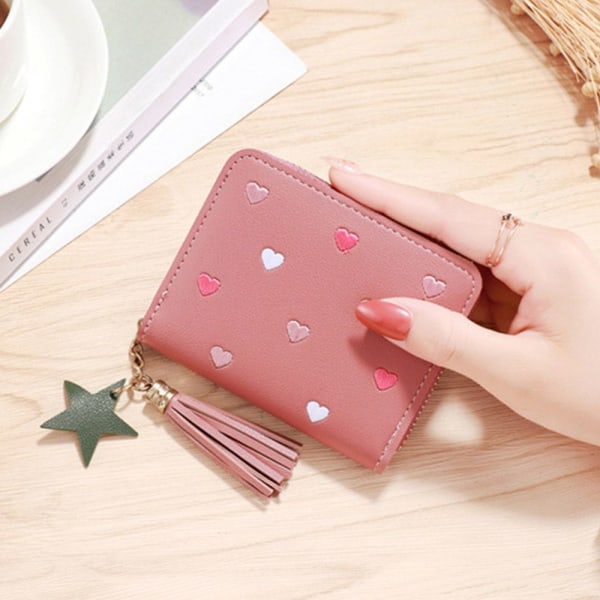Liten plånbok Kort plånbok ROSA pink