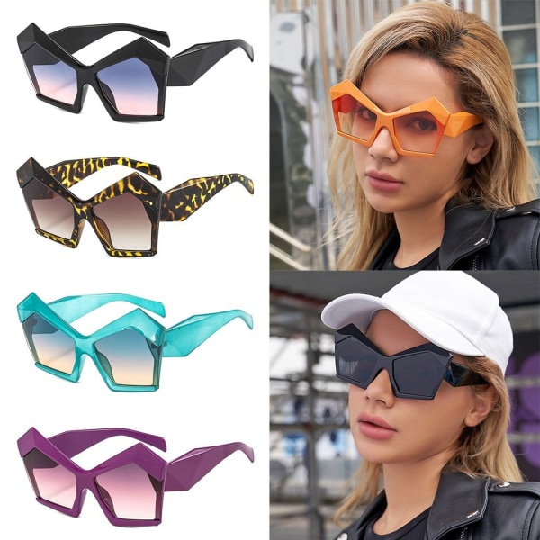 Naisten Cat Eye Butterfly -aurinkolasit Catwalk aurinkolasit Champagne