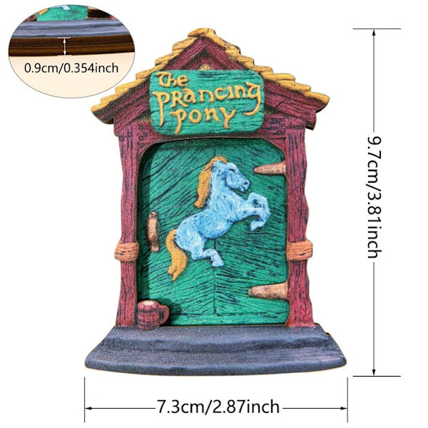 Miniatyr alvdør Eventyrdør 1 1 1