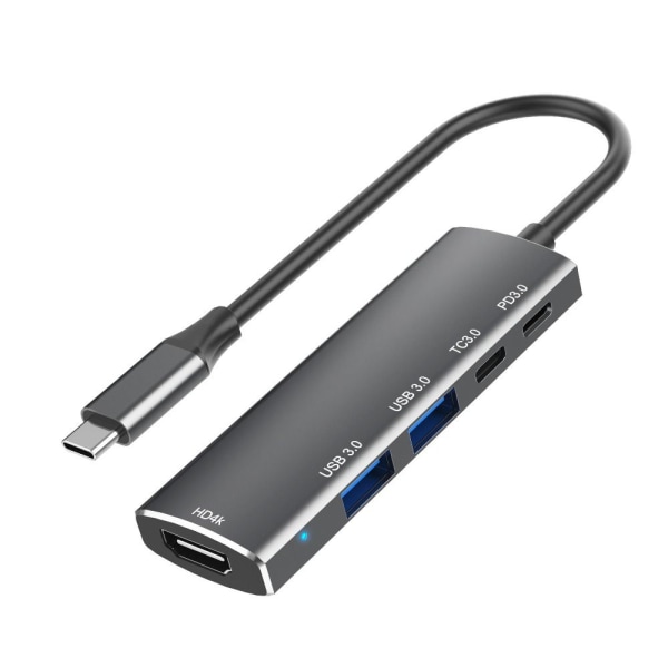 USB HUB Type-C dokkingstasjon