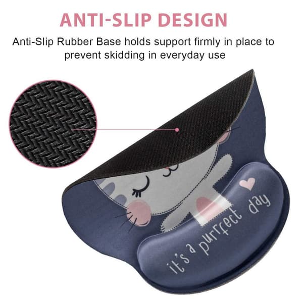 Musmatta med handledsstöd