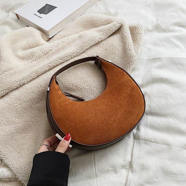 Olkalaukut naisille Scrub Leather Trend Bag KHAKI Khaki