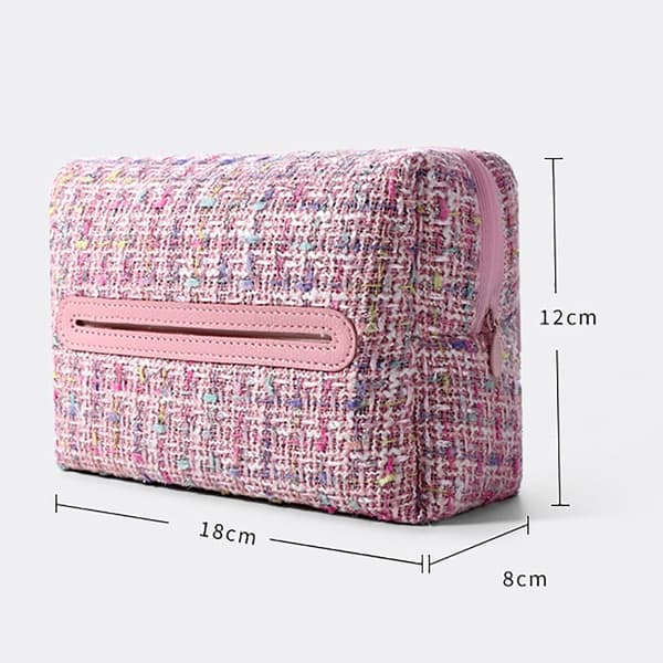 Car Tissue Box Tissue Storage Case ROSA PINK