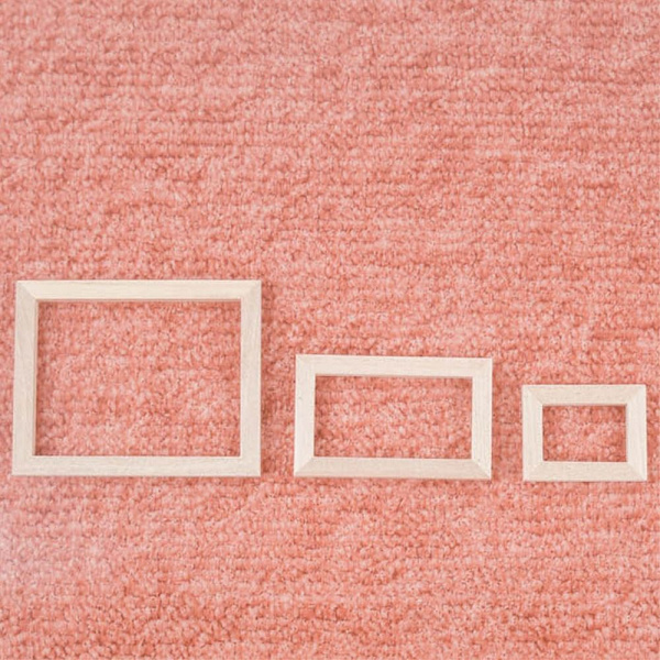 4 kpl puuhuonekalujen valokuvakehys malli 6X7.6X0.5CM1 1 6x7.6x0.5cm1