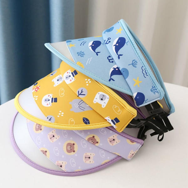 Sun Hat Visor Cap SKY BLUE HAT HAT Sky blue Hat-Hat