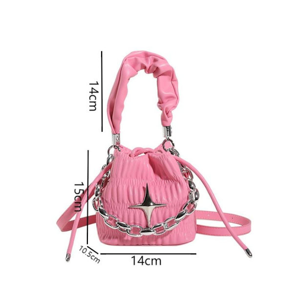 Hinkväskor Plisserad väska ROSA pink