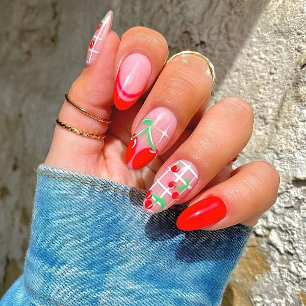 Mandel Fake Nails False Nail SN032 SN032 SN032