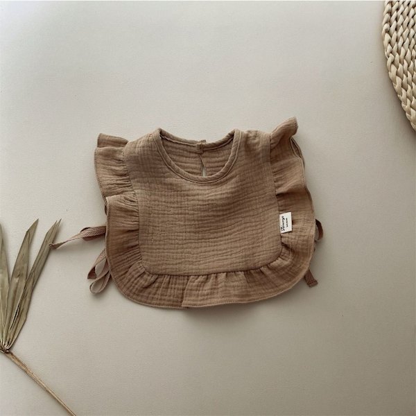 Nyfødte hagesmække Spædbørnsklude MOKABRUN MOKABRUN Mocha brown