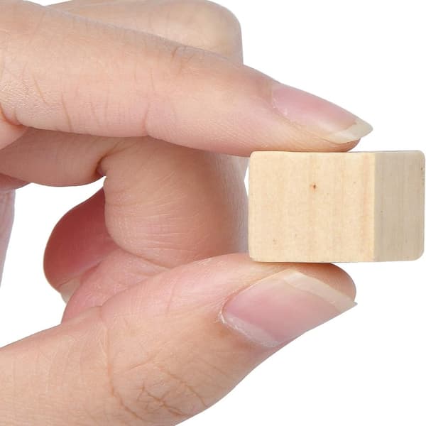 Träpysselkuber 14mm Träkuber Pärlor Block