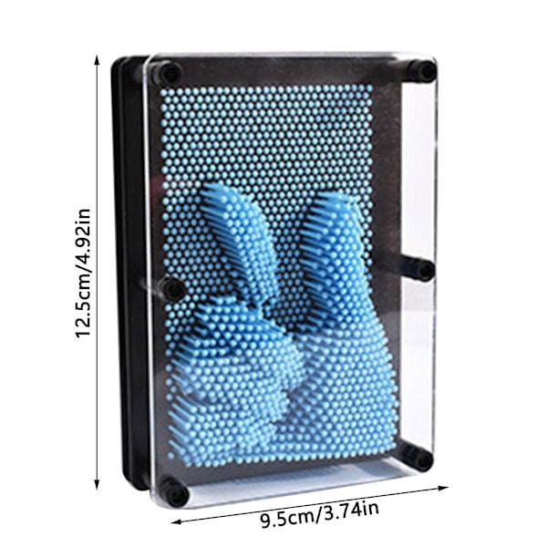 Sormenjälkimaalaus Pin Art Board SININEN Blue