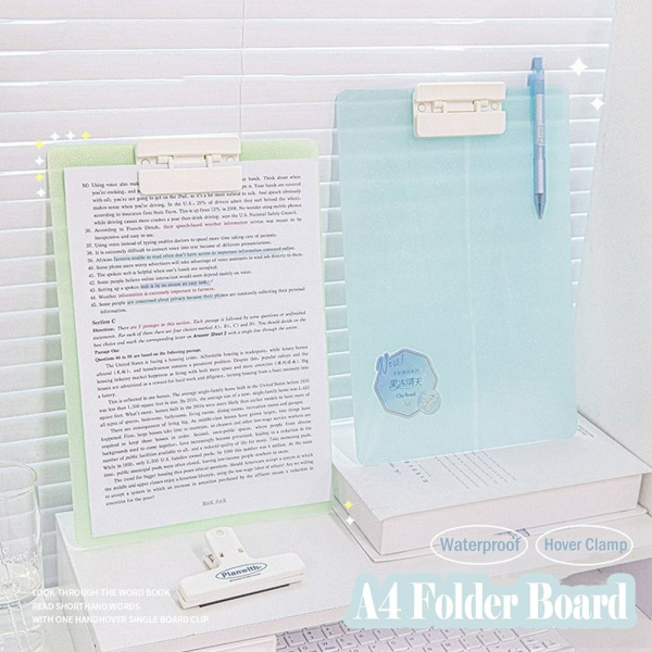 A4 Folder Board Udklipsholder GRØN Green