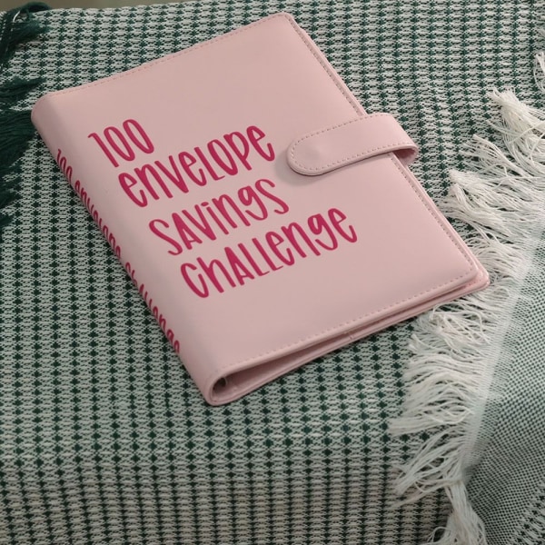 100 konvolutter utfordring perm konvolutter spareutfordringer pink