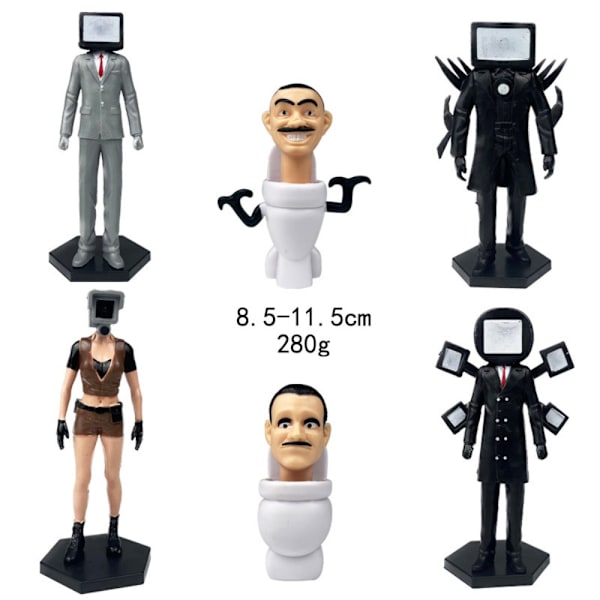 6-17stk Toilet Man Skibidi Model 6STK-D 6STK-D