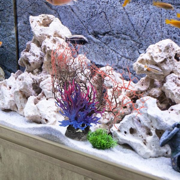 Jäljitelmä Coral Ornament Simulation Coral Tree Decoration Blue&white