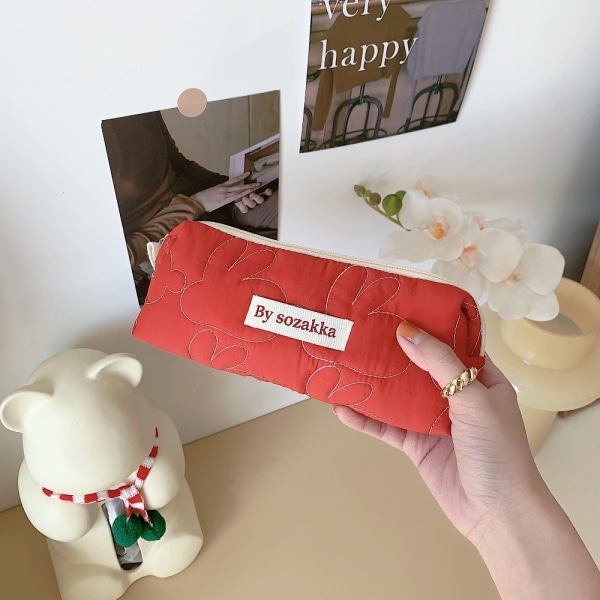 Makeup Handväskor Förvaringsväska RÖD LITEN RÖD LITEN red small