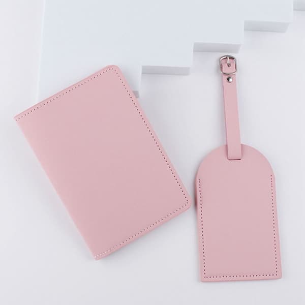 2kpl Passport Case ID -pidike MUSTA Black
