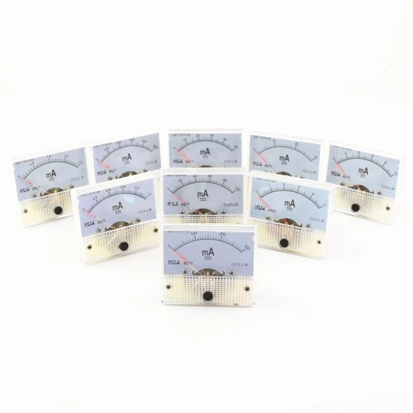 DC Amp Meter Analog Meter 0-50MA 0-50mA