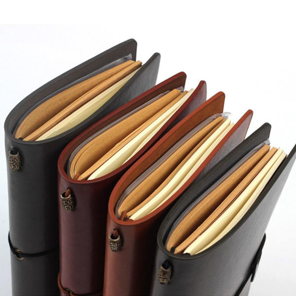 A6 Anteckningsbok Ledger Book MÖRKGRÅ Dark Gray