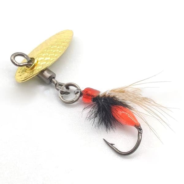 6st flugöringsfiske lockar Ullmask 12STYLE B STIL B 12Style B