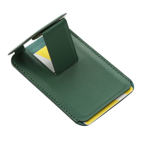 Mag Säker plånbok med ställ Telefonkortshållare SVART MAGNETISK black Magnetic-Magnetic