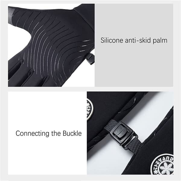 Outdoor Handsker Touch Screen vanter GRÅ M grey M