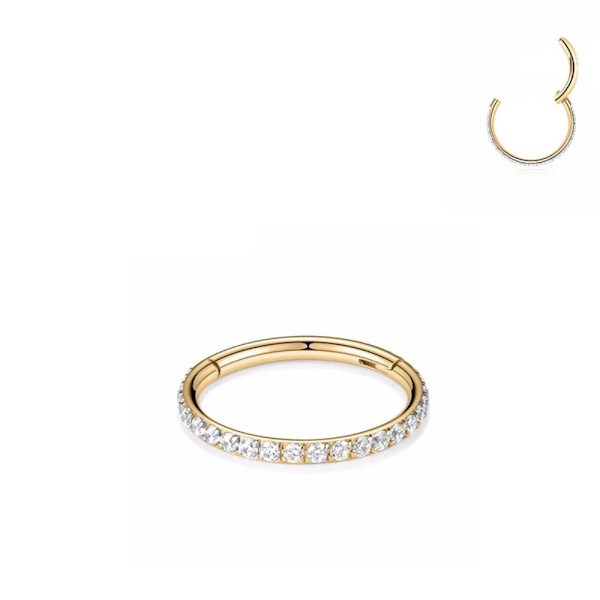 Ørepropper Tragus øredobber GULL 10MM2 2 gold 10mm2-2